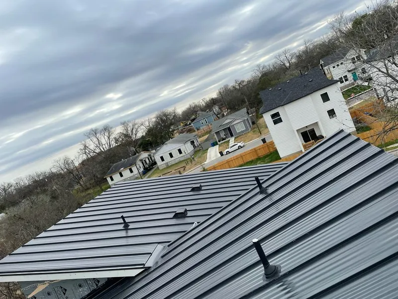 Standing seam metal roof panels with vents for Skylight Repair in Mechanicsville